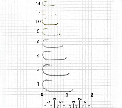 D202 - Dry Fly, Nymph, 1xl Hook