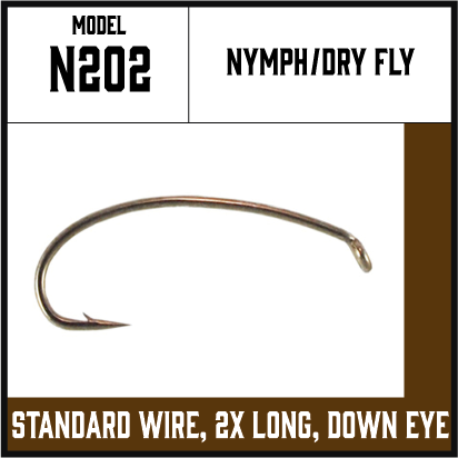 allen fly fishing jig hooks N202