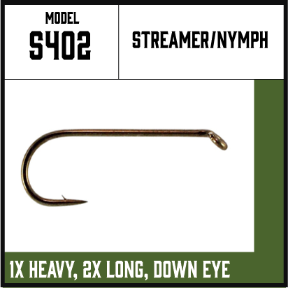 2x long 2x heavy fish hook Daiichi 1710 2X-Long Nymph 18 Bronze Sold in packs of 25 Tiemco 5262 Nymph Hooks -